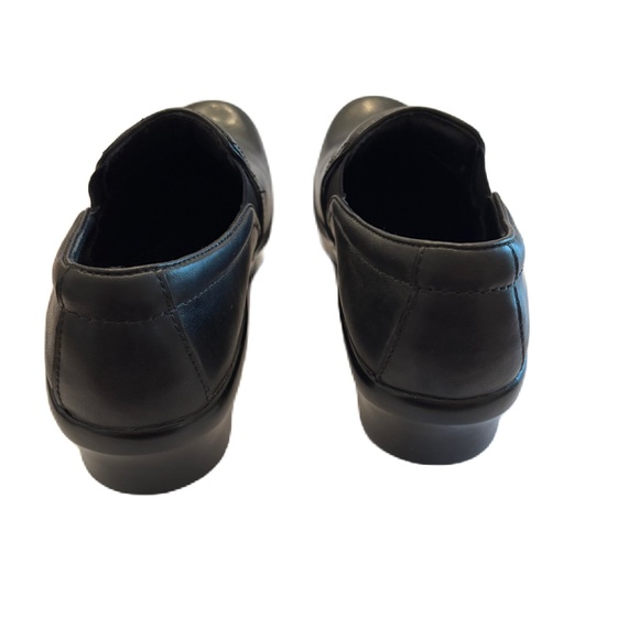 Ariat Sutter Women's Black Leather Professional Work Clog Size 8.5 - Picture 4 of 7